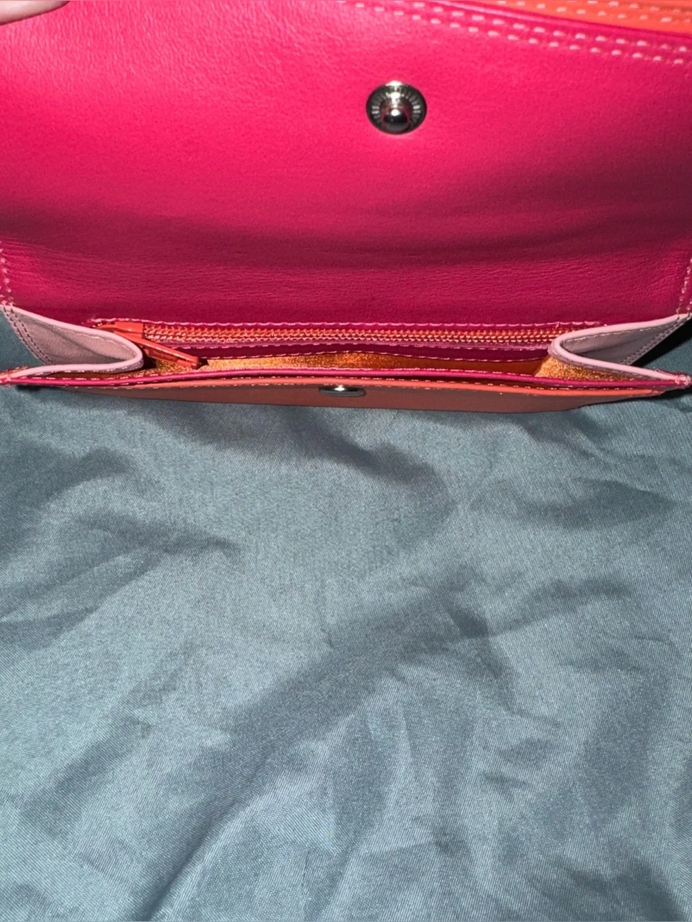 Mywalit Double Flap Leather Wallet *NWT
